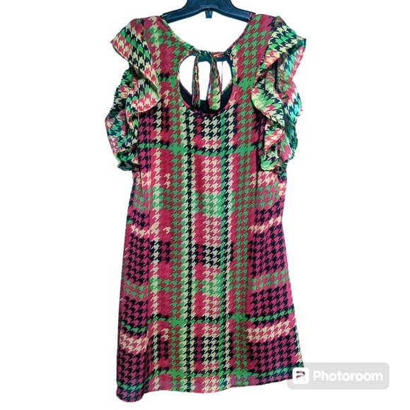 Women's Dress. Size XL. Red/Green Christine Brand - Picture 6 of 9